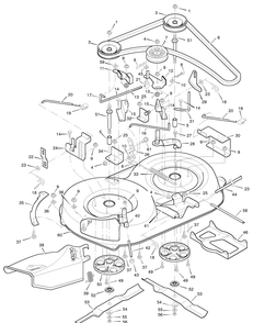 Part Location Diagram of 91793E700 Murray Bracket, Front Hanger